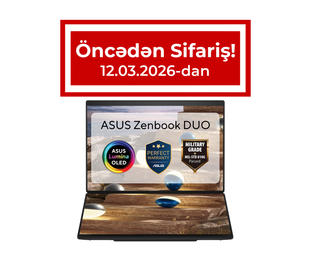 ASUS ZenBook DUO UX8407AA-SN046W 90NB16V1-M00FH0 (2026)