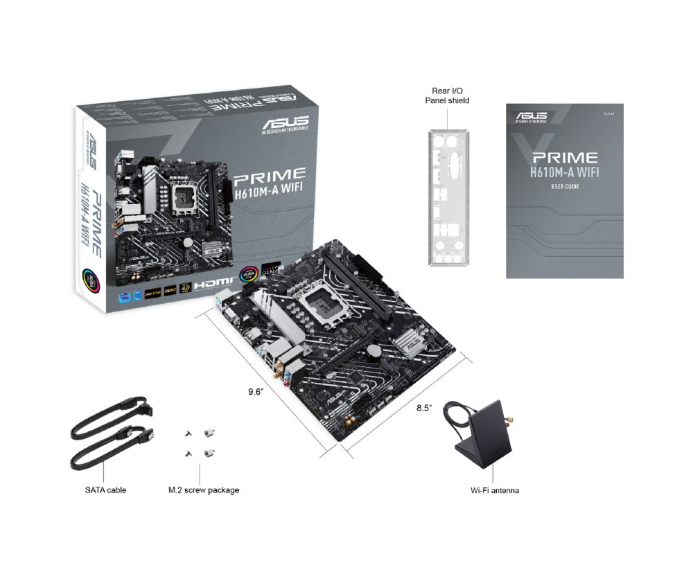 ASUS PRIME H610M-A WIFI 90MB1G00-M0EAY0