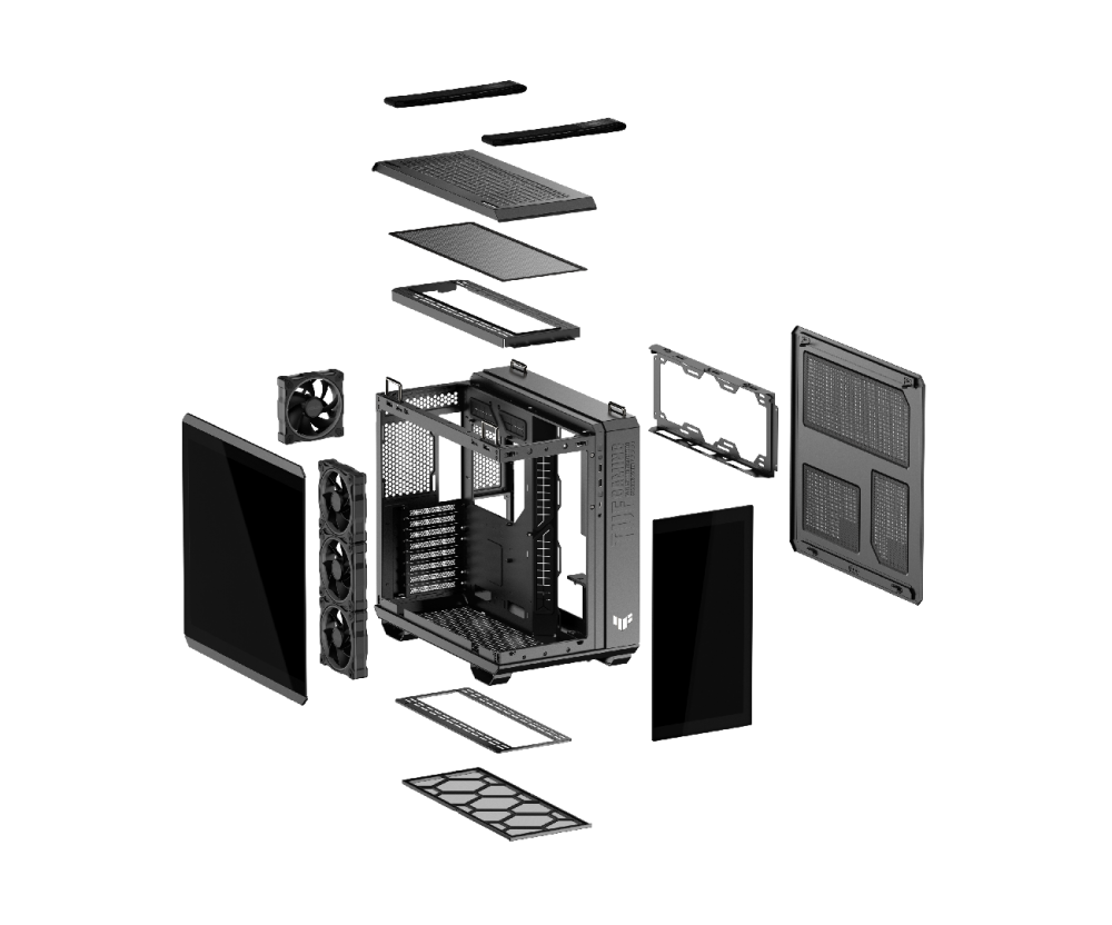 ASUS TUF Gaming GT502 Horizon ARGB Case 90DC0090-B19020