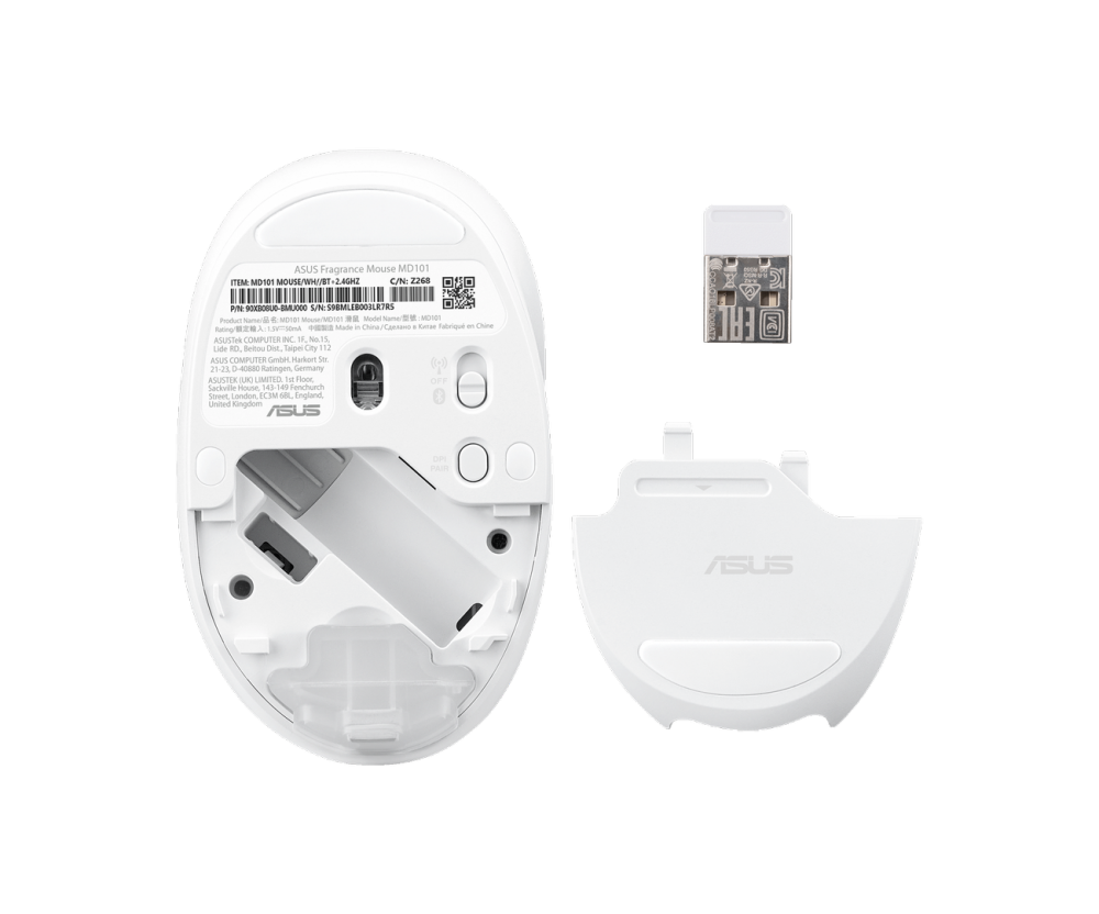 ASUS MD101 Fragrance Mouse 90XB08U0-BMU000