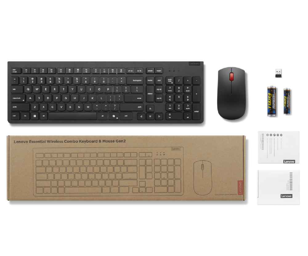 LENOVO Essential Wireless Combo Keyboard & Mouse Gen2 4X31R64481