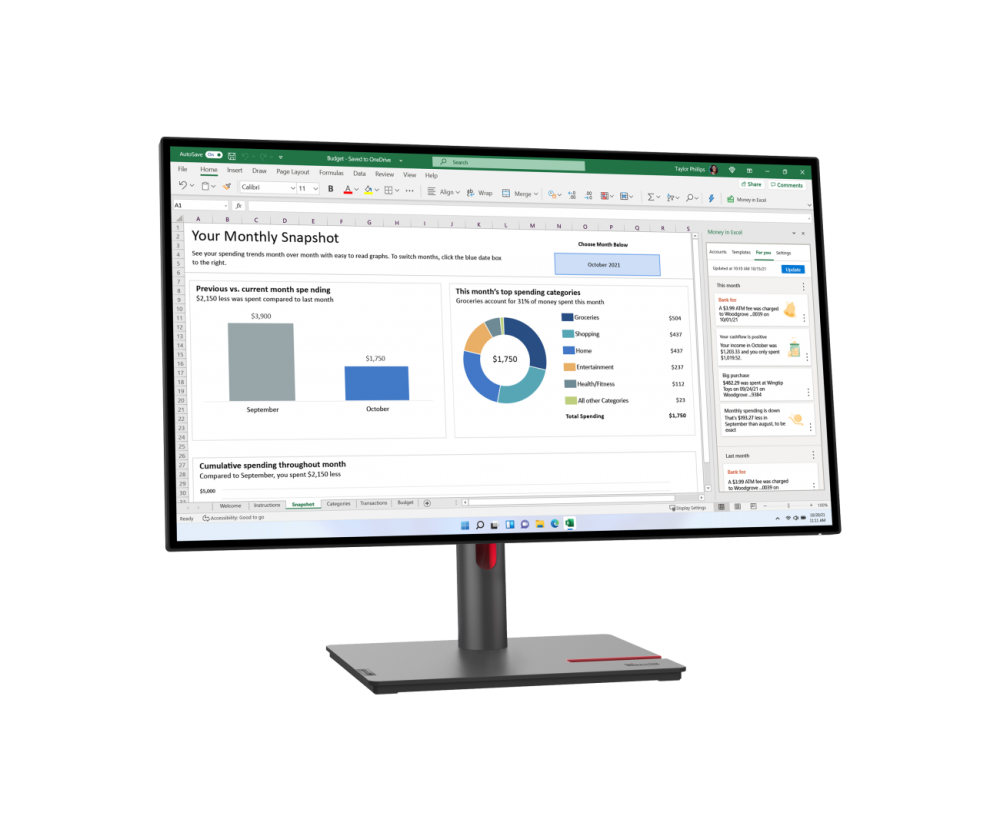 LENOVO ThinkVision P27h-30 63A1GAR1EU