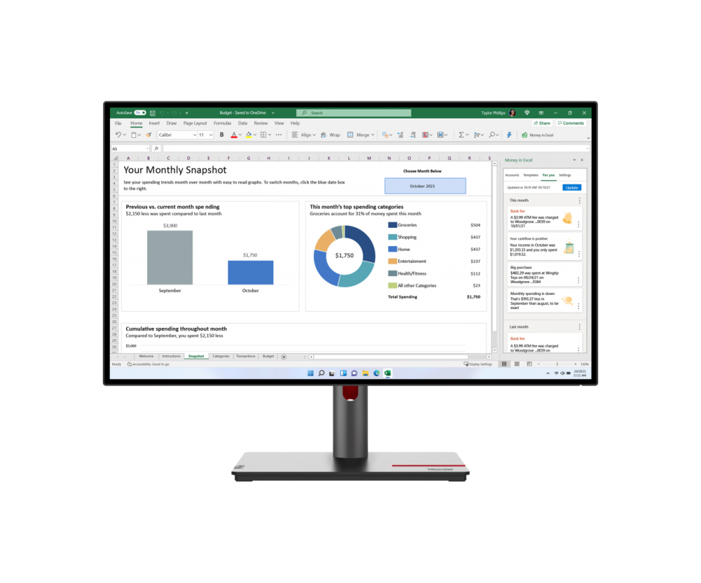 LENOVO ThinkVision P27h-30 63A1GAR1EU