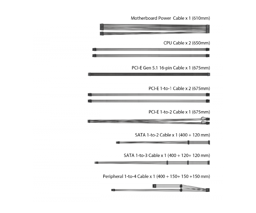 ASUS TUF Gaming 1000W Gold 90YE00S1-B0NA00