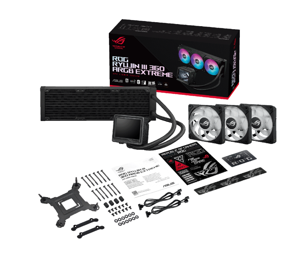 ASUS ROG RYUJIN III 360 ARGB Extreme liquid CPU cooler 90RC0131-M0EAY0
