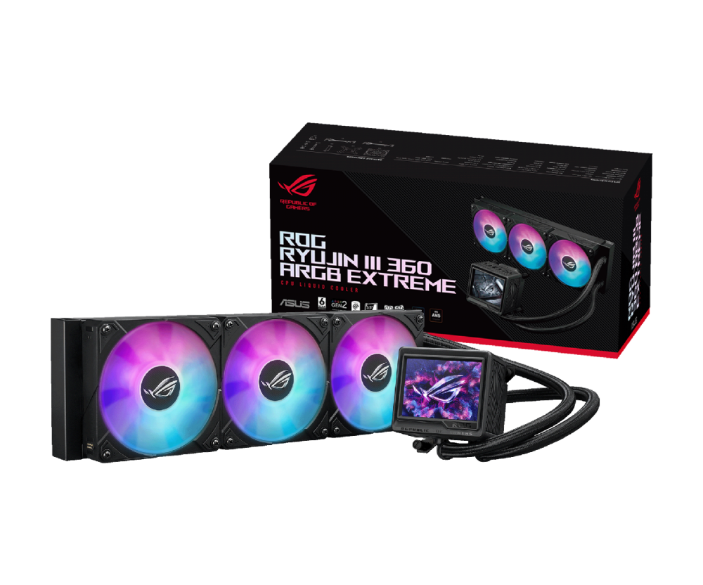 ASUS ROG RYUJIN III 360 ARGB Extreme liquid CPU cooler 90RC0131-M0EAY0