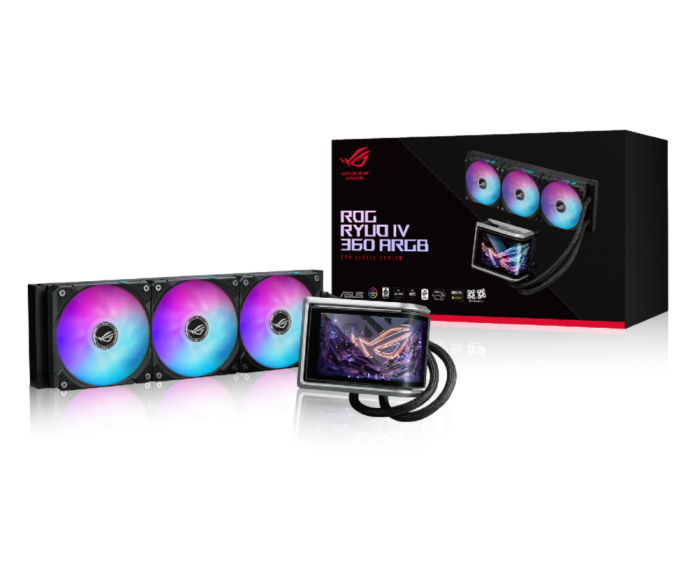 ASUS ROG RYUO IV 360 ARGB liquid CPU cooler 90RC01N1-B0EAY0