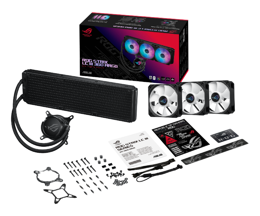 ASUS ROG Strix LC III 360 ARGB liquid CPU cooler 90RC00W1-M0UAY0