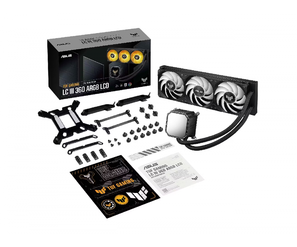 ASUS TUF Gaming LC III 360 ARGB LCD liquid CPU cooler 90RC01A1-B0EAY0