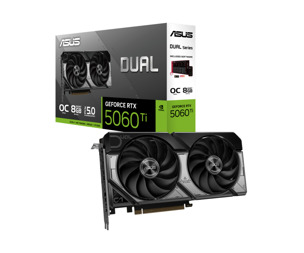 ASUS Dual RTX 5060Ti 8GB OC Edition 90YV0MP2-M0NA00