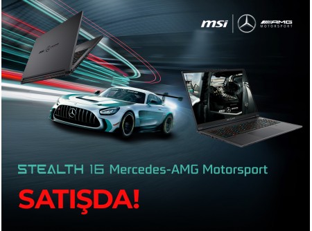 MSI Stealth 16 Mercedes-AMG Motorsport SATIŞDA! 