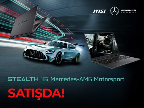 MSI Stealth 16 Mercedes-AMG Motorsport SATIŞDA! 